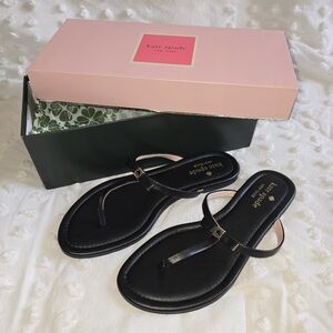 Kate Spade Peplum Black Sandals for Women